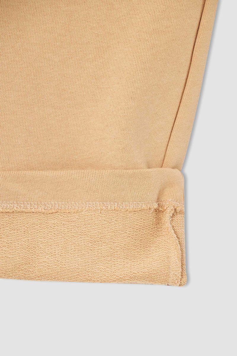 Girl Relax Fit Knitted Trousers - Beige