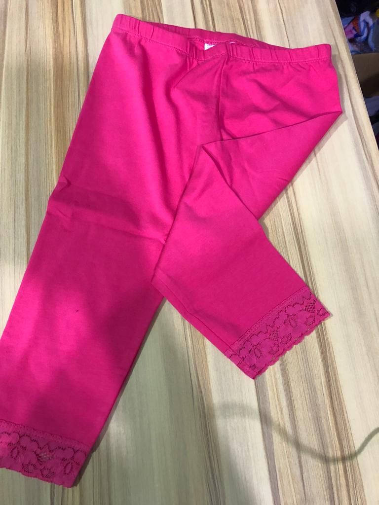 Breathable Three-quarter Leggings For Girls