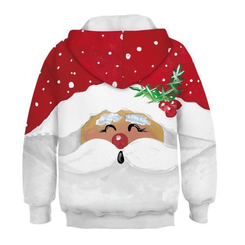 Children's Christmas Hooded Sweater---TZ296