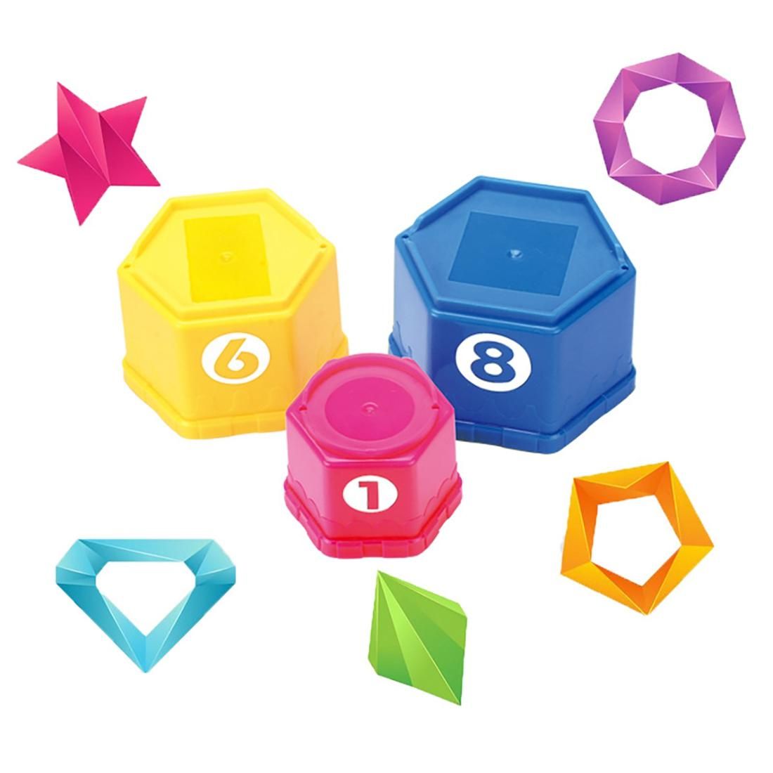 Baby Stacking Cups Children's Educational Bear Building