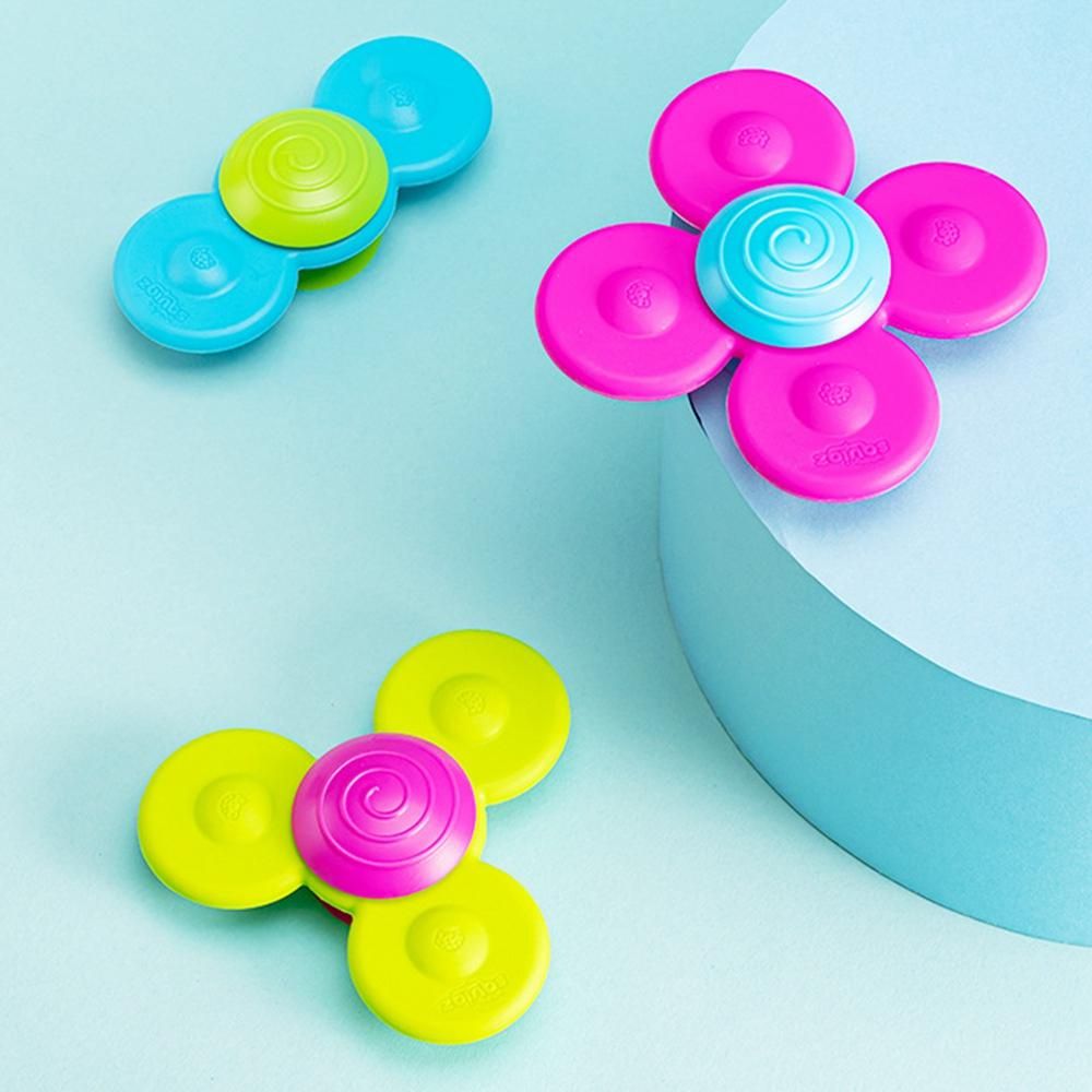 Baby Dining Table and Chair Sucker Turn and Turn Music Can Bite Silicone Baby Fingertip Baby Desktop Sucker Comfort Toy