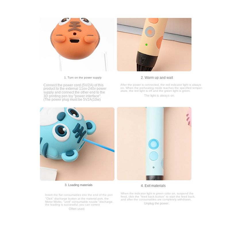 3D Pen for Children 3D Drawing Printing Pencil Toys