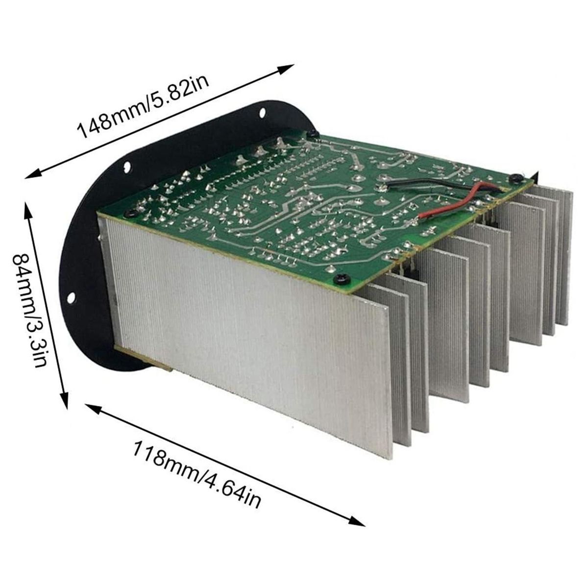 Car Subwoofer Amplifier Board, 500W HiFi Bass Amplifier Boar