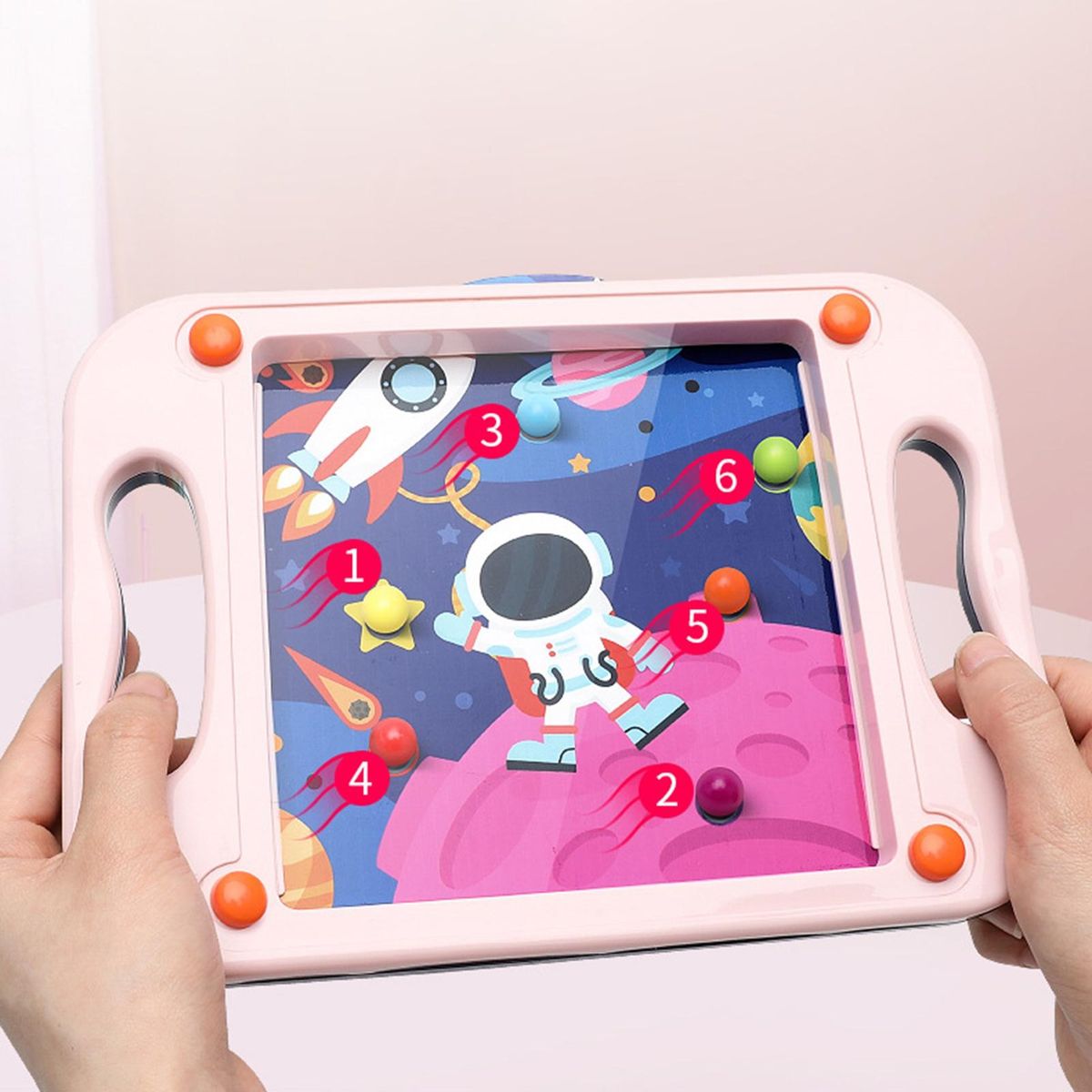 Enlightenment Toy Balance Maze Brain Game Pink