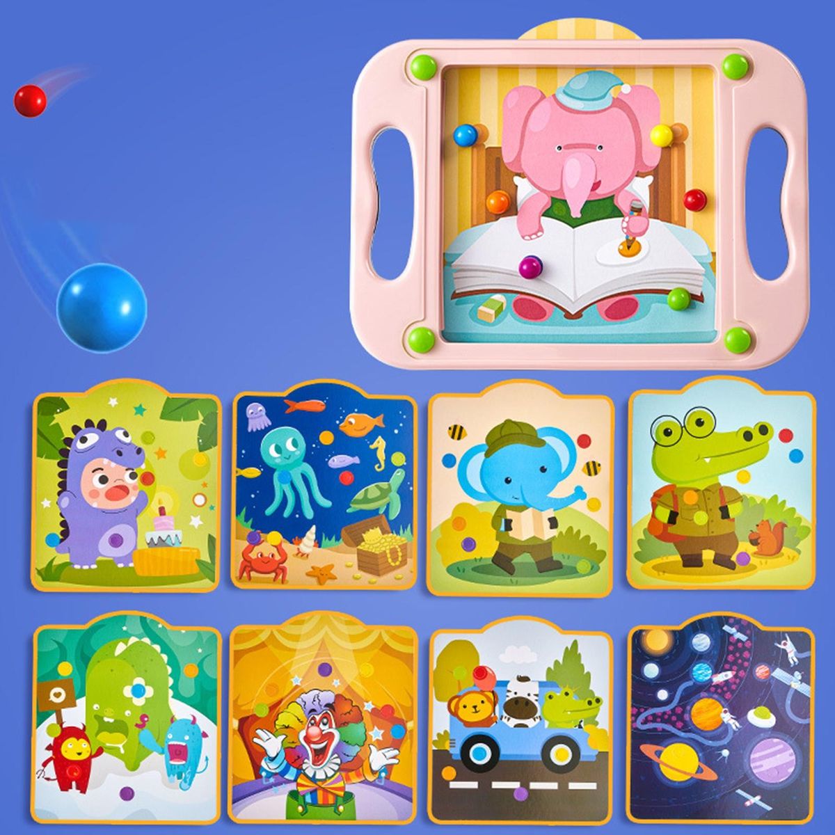 Enlightenment Toy Balance Maze Brain Game Pink