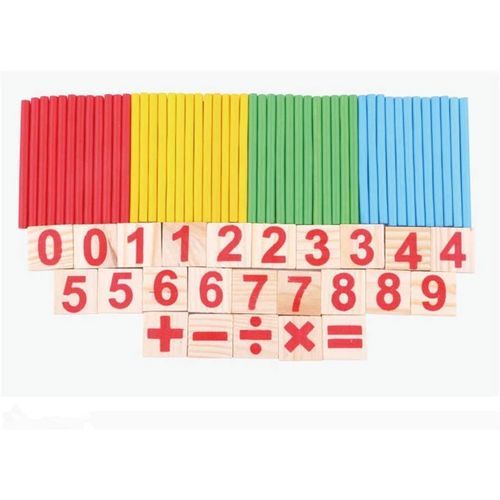 Preschool Teaching Tool Math Number Counting Sticks Educational Toys