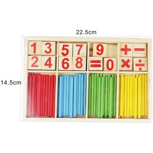 Preschool Teaching Tool Math Number Counting Sticks Educational Toys