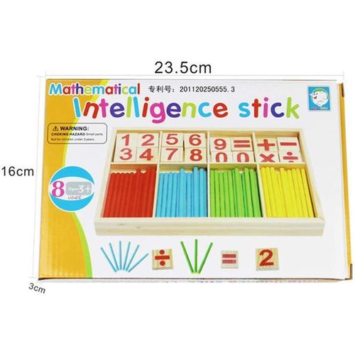 Preschool Teaching Tool Math Number Counting Sticks Educational Toys