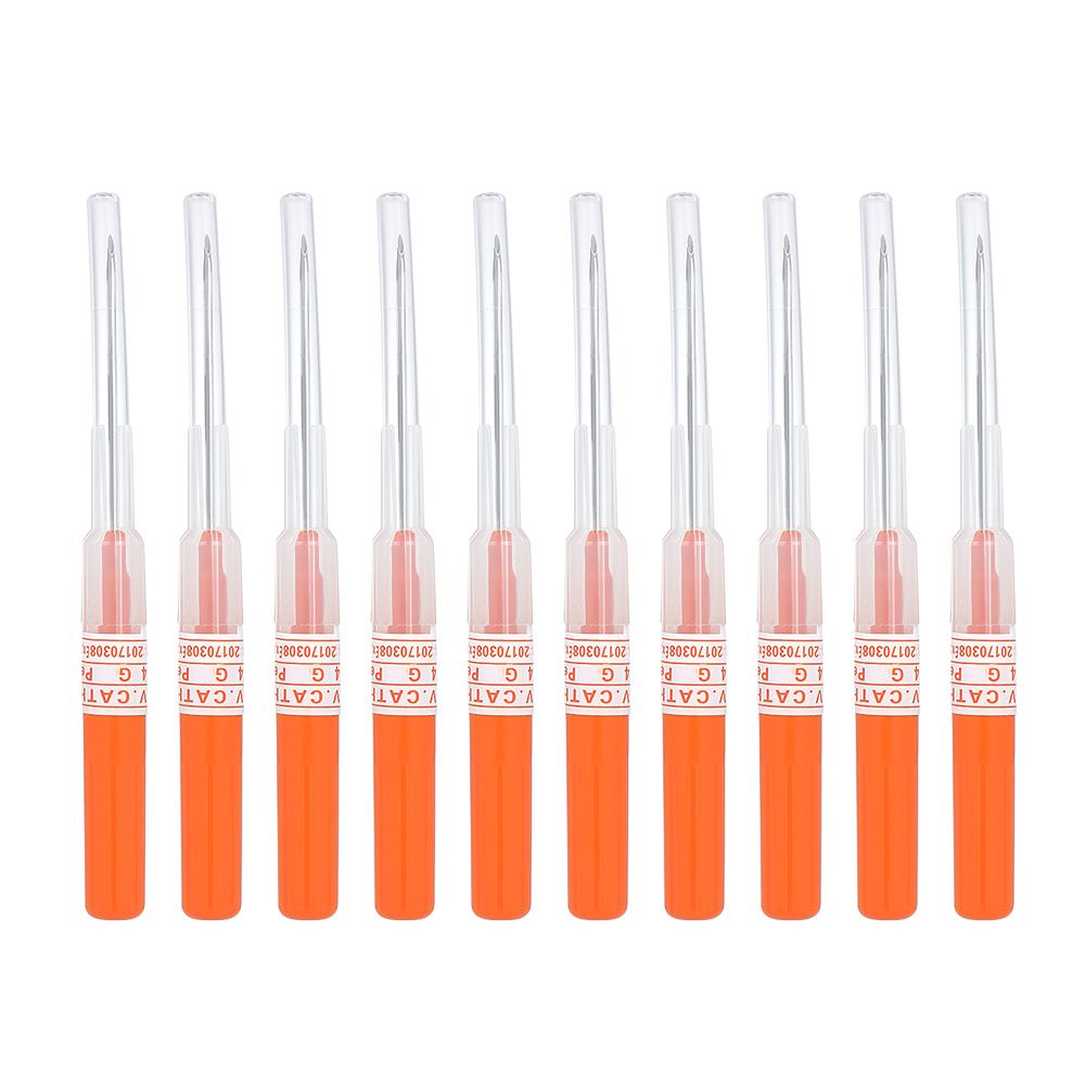 10Pcs 14G Disposable Piercing Needle Stainless Steel Sterile