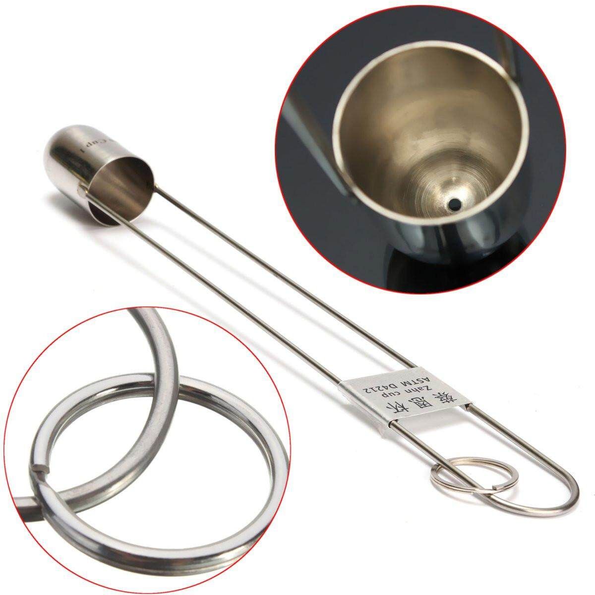 Zahn Viscosity Cup 1# Aperture 1.93mm Mixed Paint Stainless Steel Very Precise