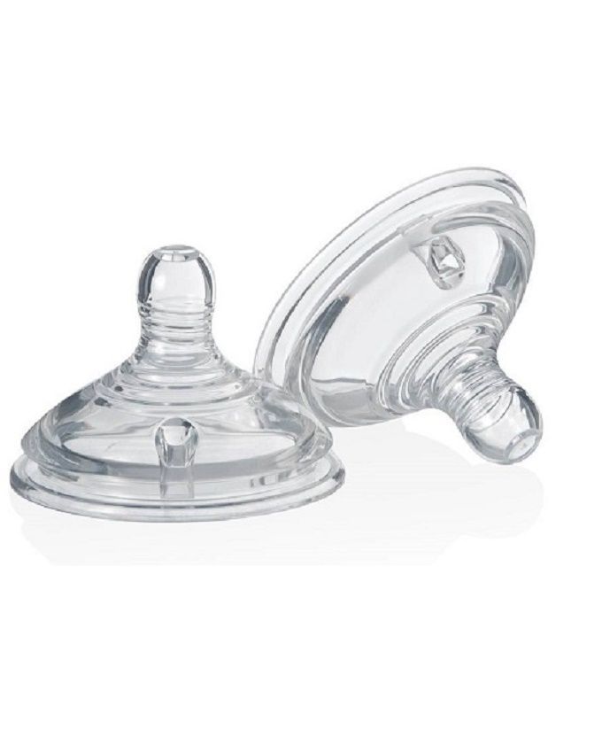 Closer To Nature 2x Bottle Nipples - Fast Flow - 6m+