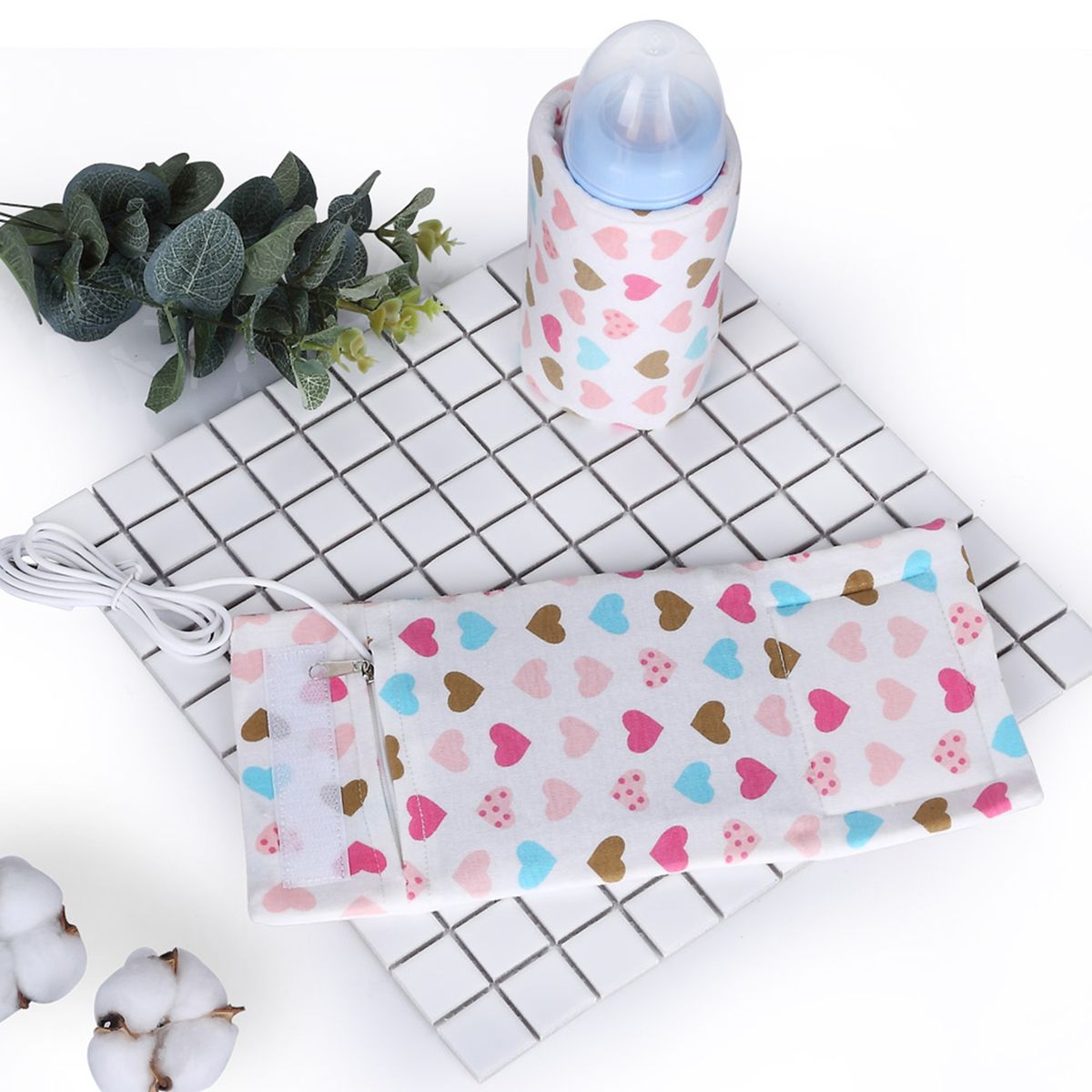 USB Bottle Warmer Heater Sleeve 40℃ Constant Temperature- Multicolor