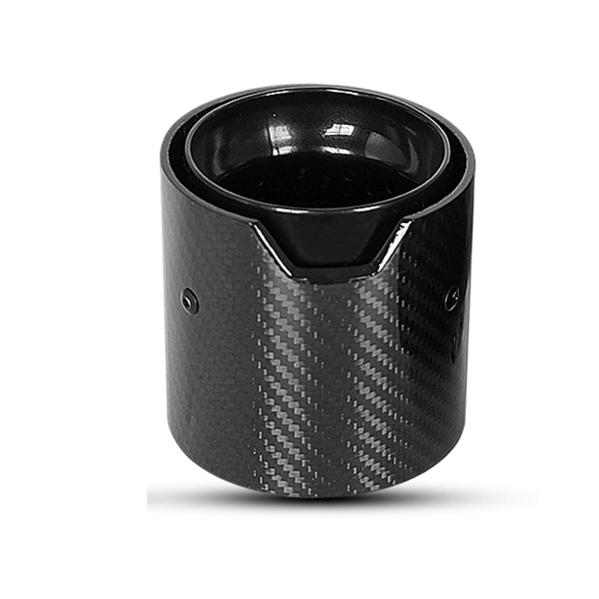 1PCS Glossy Carbon Fiber Exhaust Tip Auspuffspitze for M2