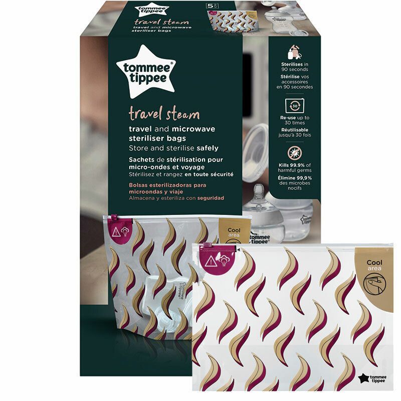 Travel Steriliser Bag - 5 Pack