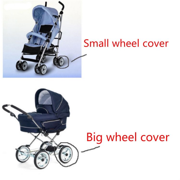 4pcs Household Dust-proof And Dirty-proof Wheel Cover Baby Wheel Cover S