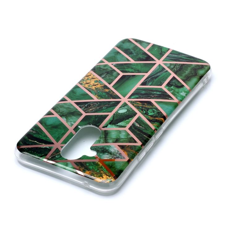 Plating Marble Pattern Soft TPU Protective Case