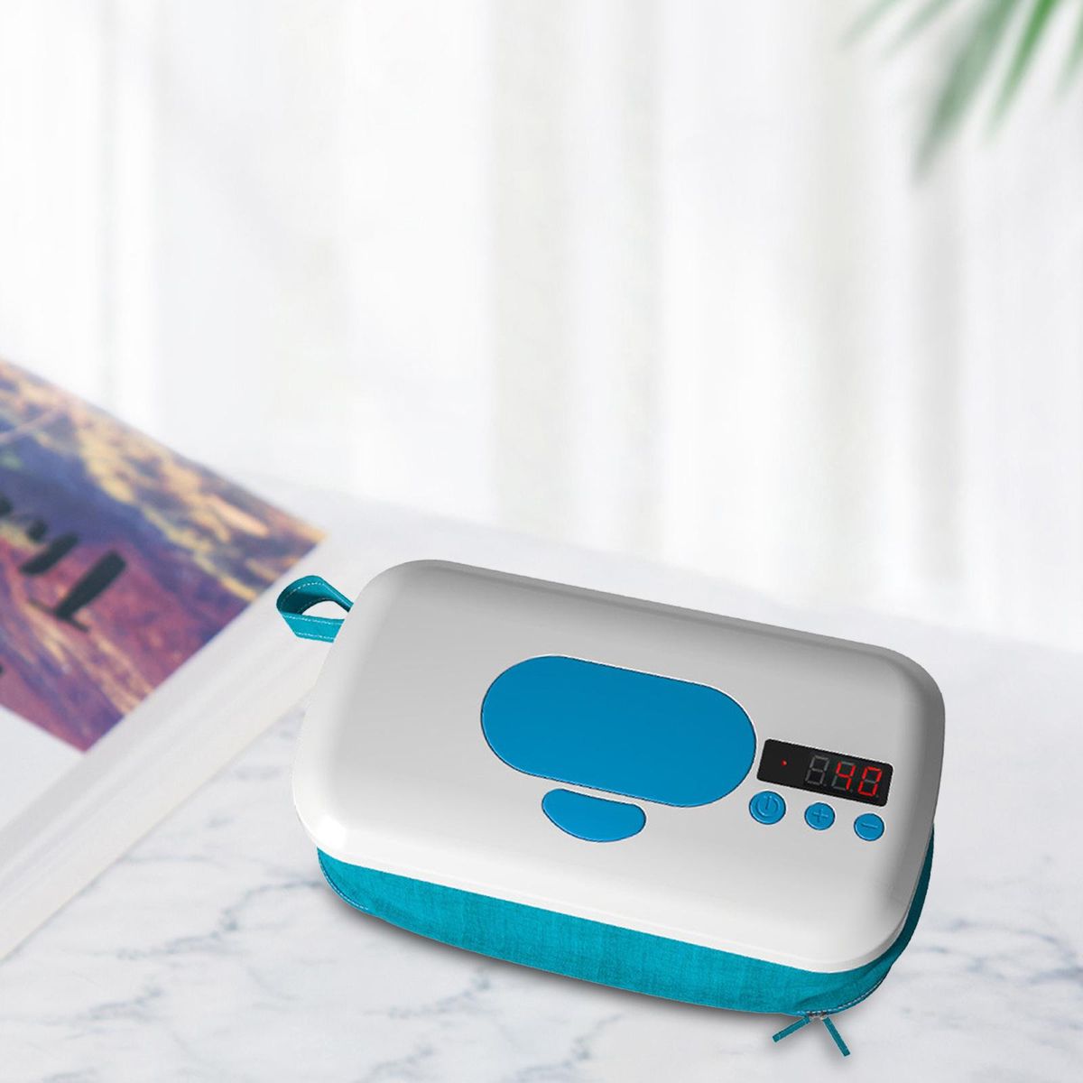 Wipe Warmers  Dispenser Case Traveling Warms Blue