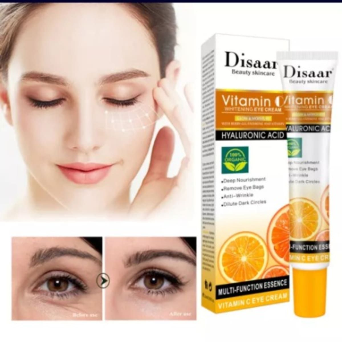 Beauty Anti-aging Anti-Wrinkle Vitamin C Whitening Eye Cream