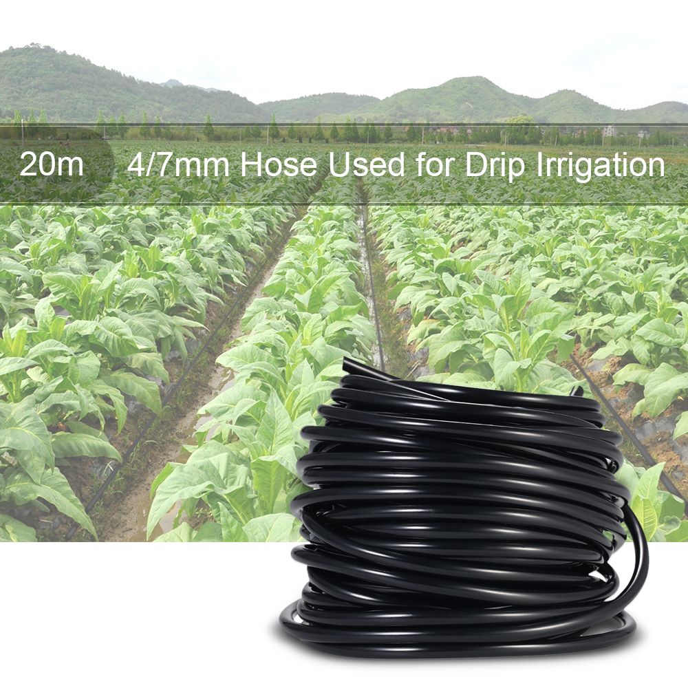 20m Watering Tubing Hose Pipe 4/7mm Drip Irrigation System