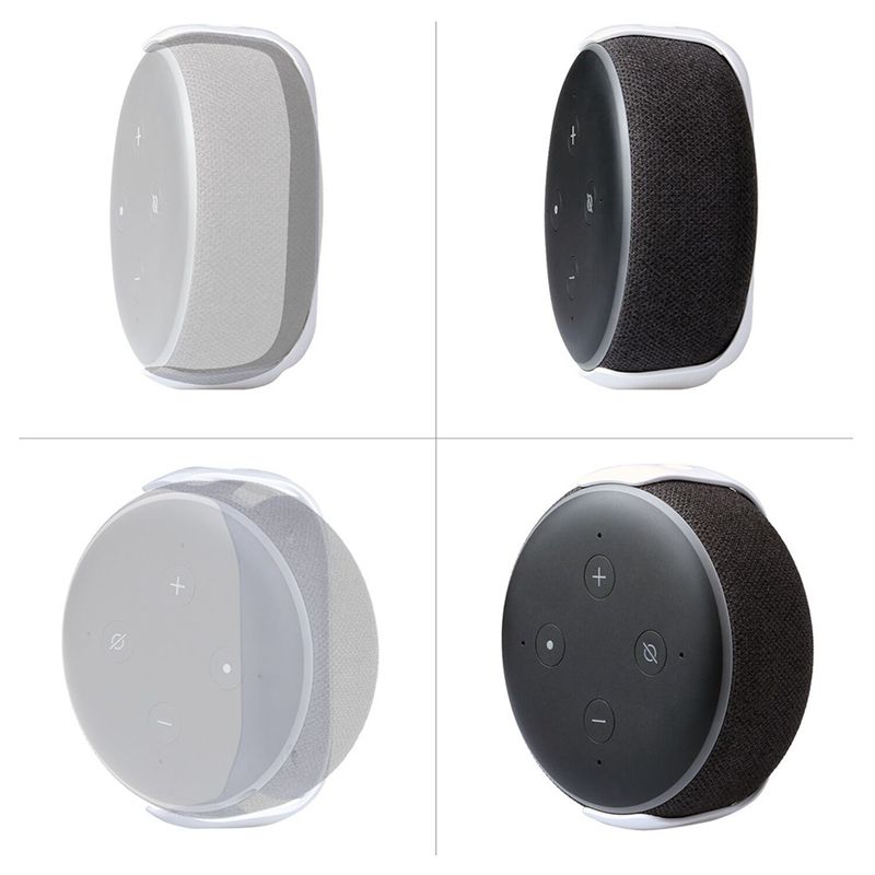 For Echo Dot 3 Wall Mount Intelligent Audio Bracket Outlet