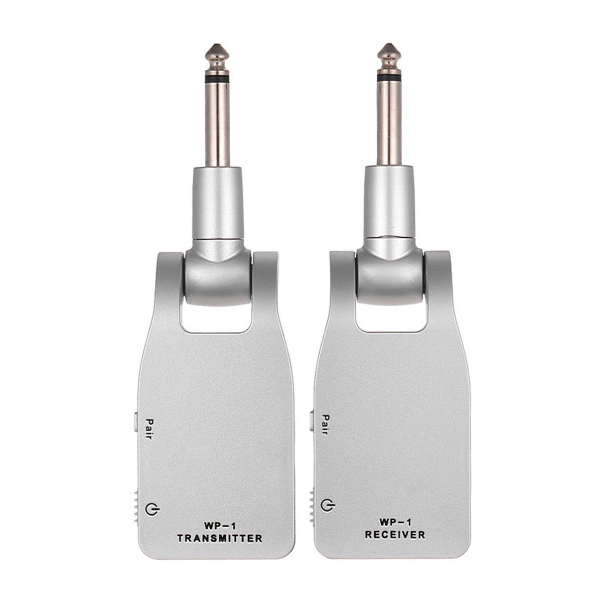 2.4G Wireless Guitar System Transmitter & Receiver Built-in Rechargeable Lithium Battery 30M Transmission Range for Electric Guitar Bass