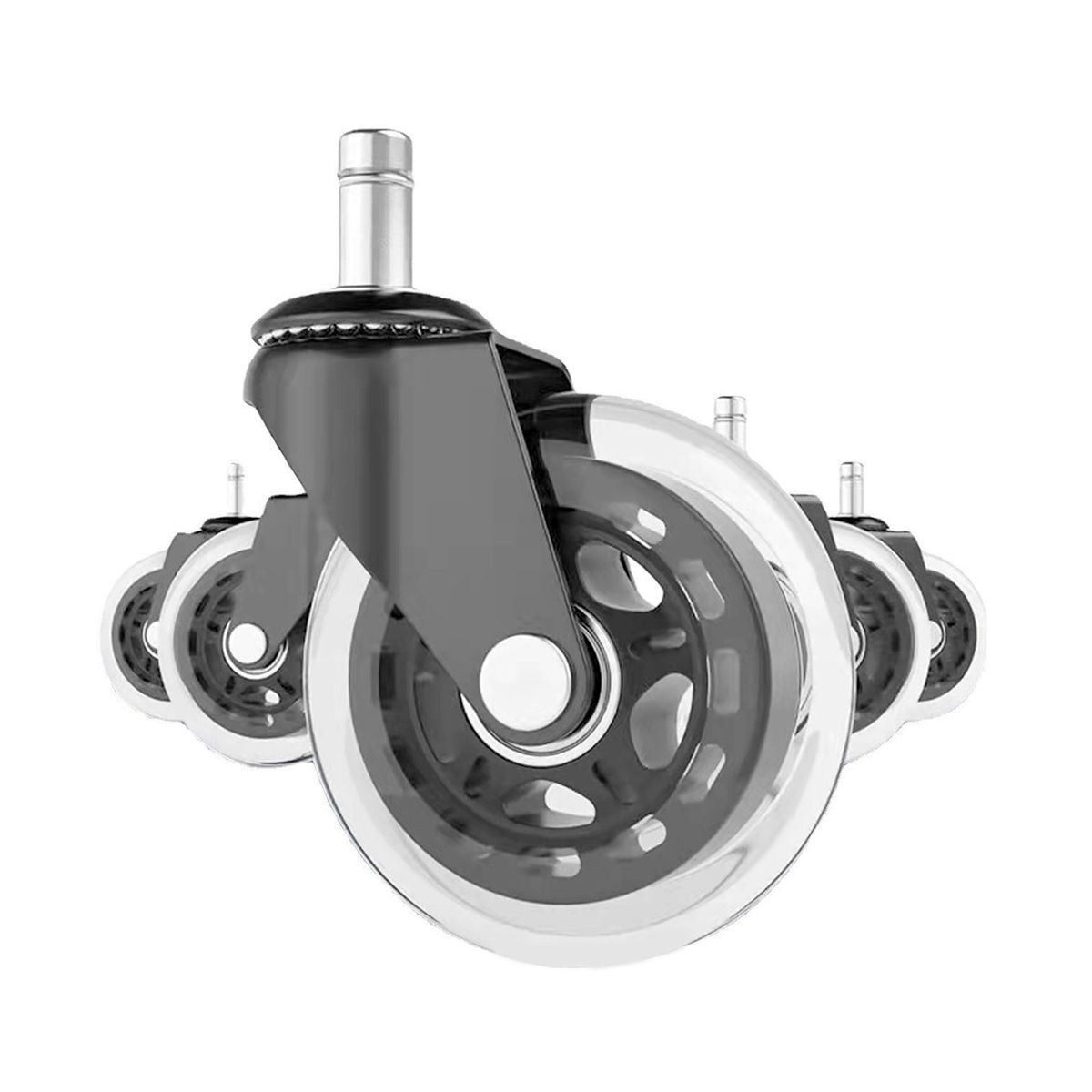 Office Chair Wheels Replacement Rubber Chair Casters for