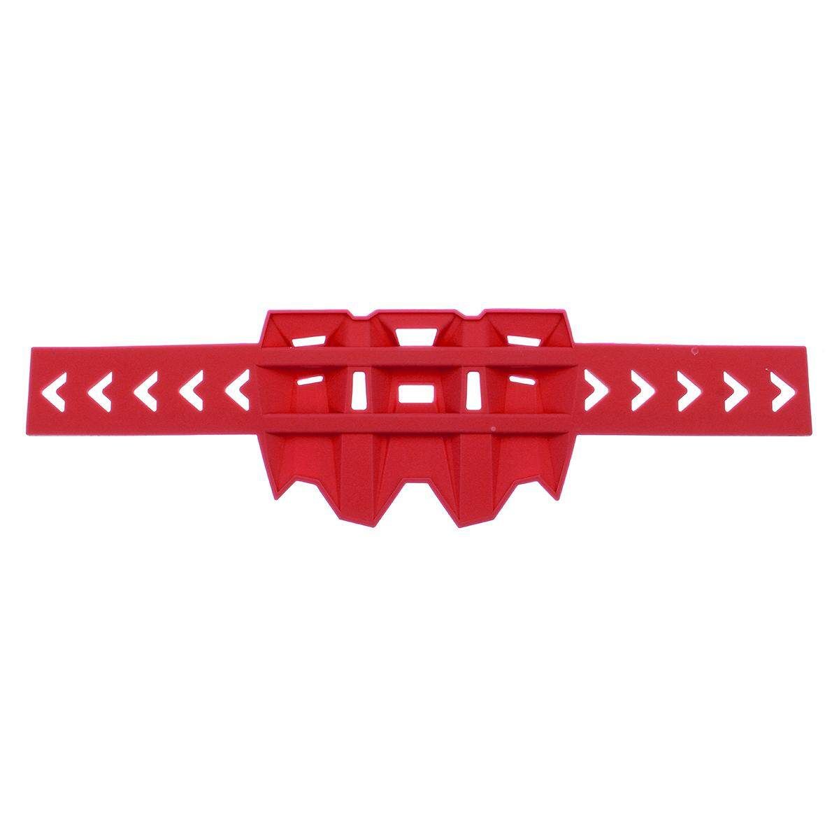 Motorcycle Exhaust Muffler Pipe Heat Shield Strip Anti-scalding Protector Cover Red Red (red)