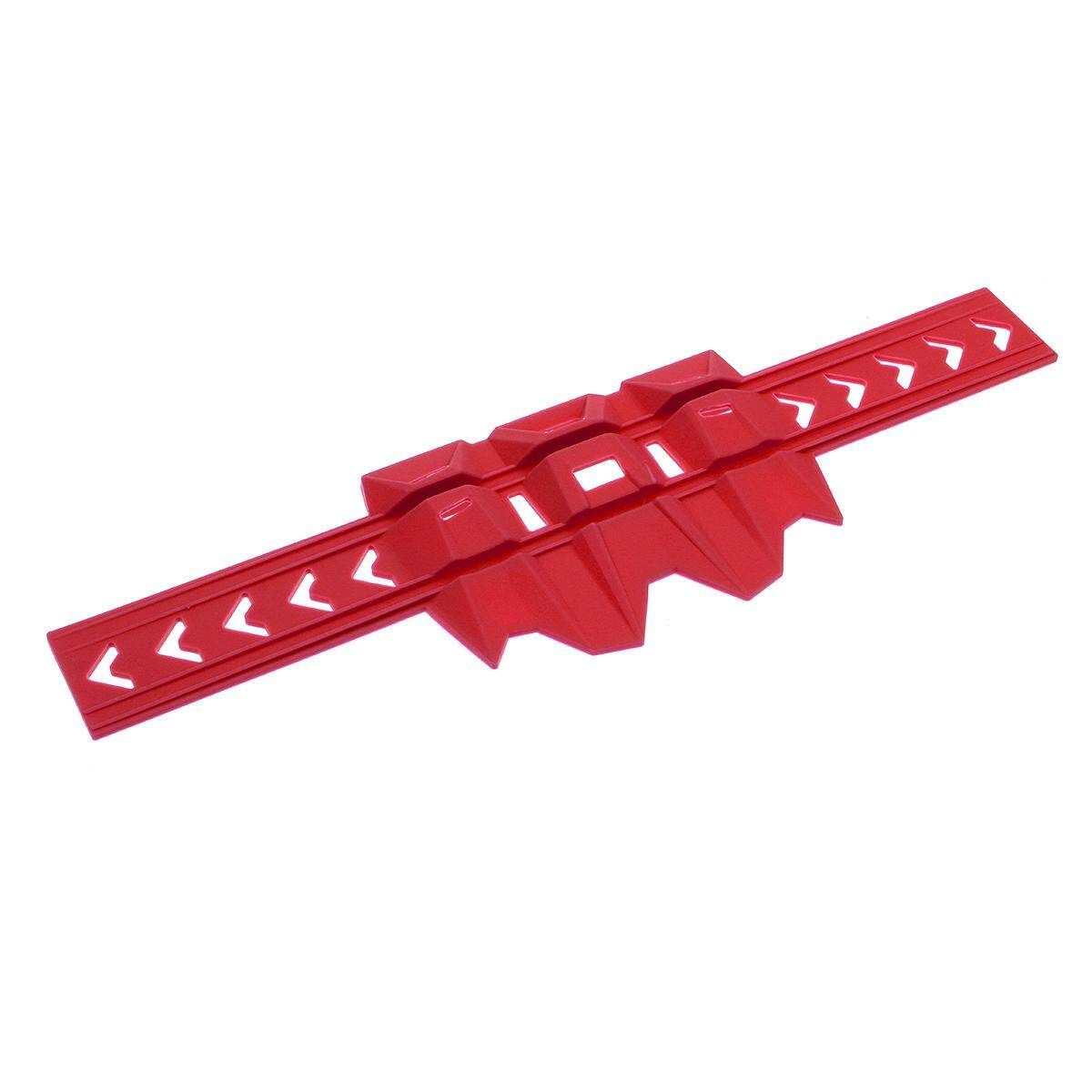 Motorcycle Exhaust Muffler Pipe Heat Shield Strip Anti-scalding Protector Cover Red Red (red)