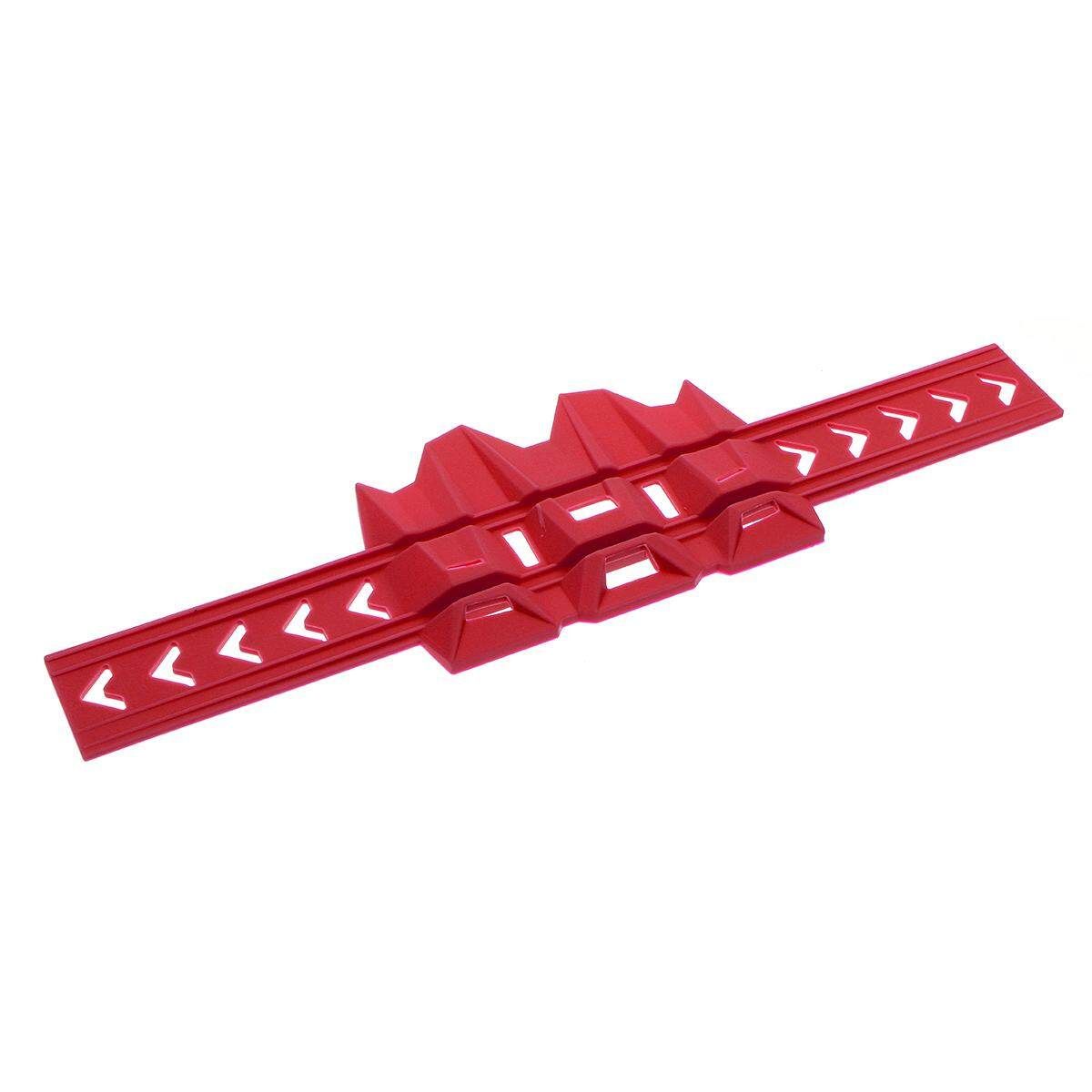 Motorcycle Exhaust Muffler Pipe Heat Shield Strip Anti-scalding Protector Cover Red Red (red)