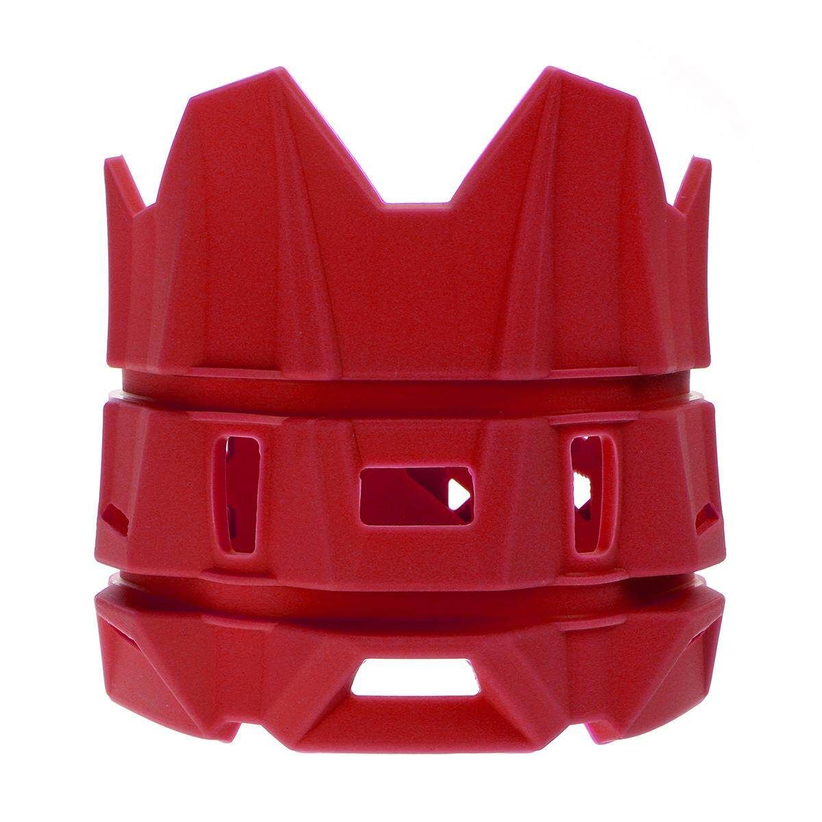 Motorcycle Exhaust Muffler Pipe Heat Shield Strip Anti-scalding Protector Cover Red Red (red)