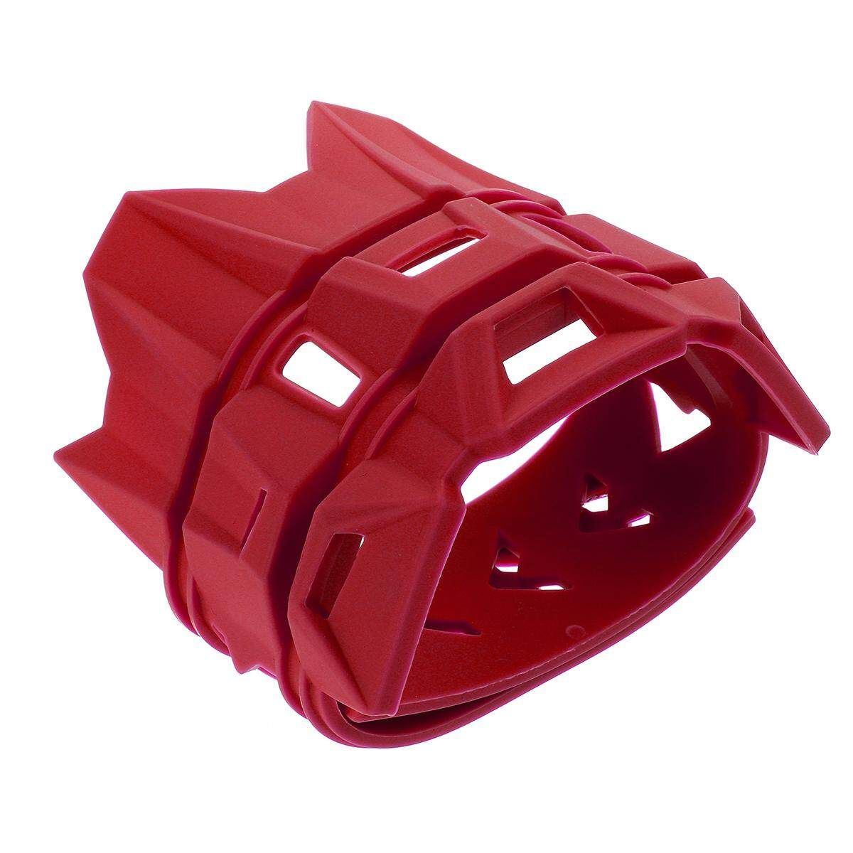 Motorcycle Exhaust Muffler Pipe Heat Shield Strip Anti-scalding Protector Cover Red Red (red)