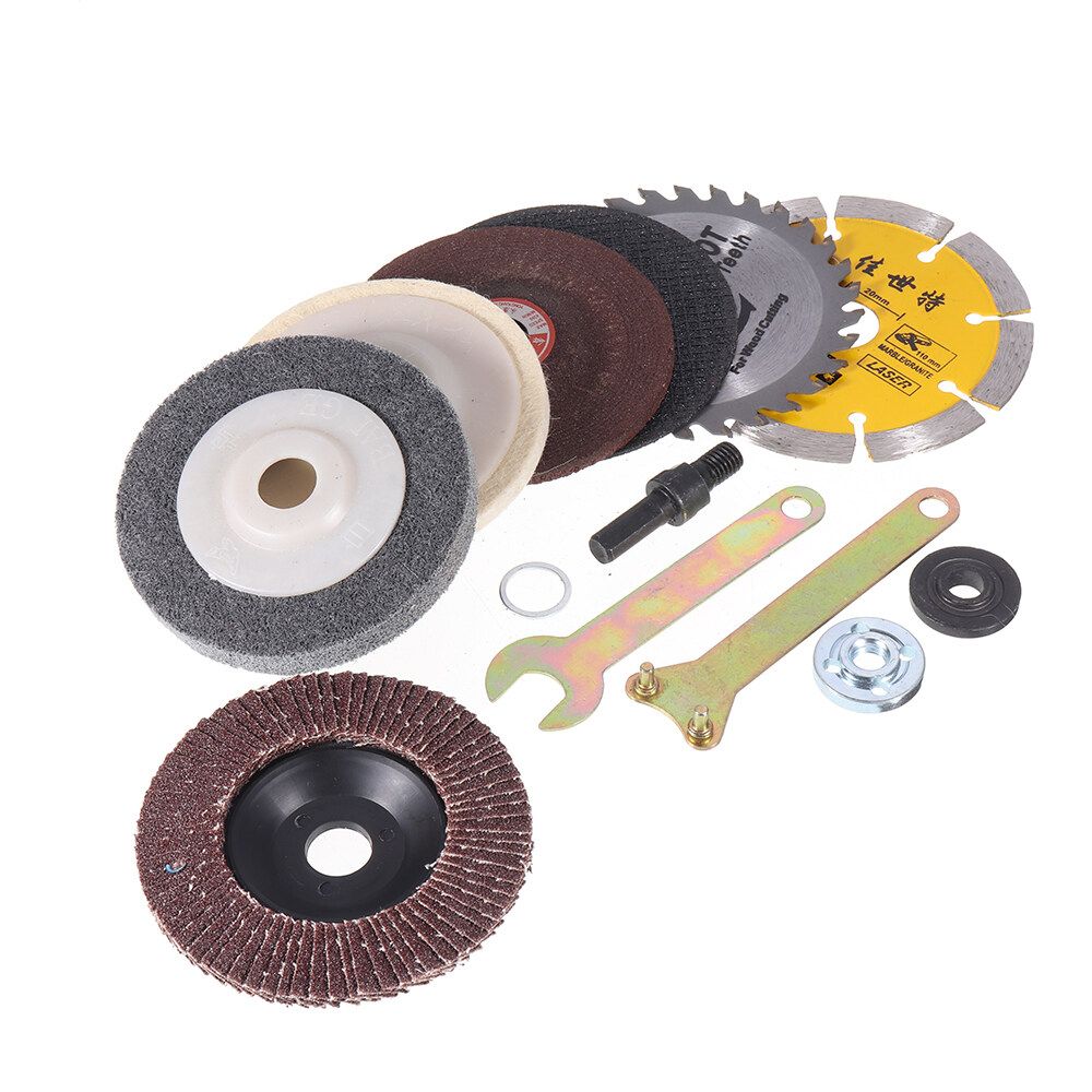 12Pcs/Set ID16mm Connecting Rod Disc Polishing Wheel Accessories For Angle Grinder