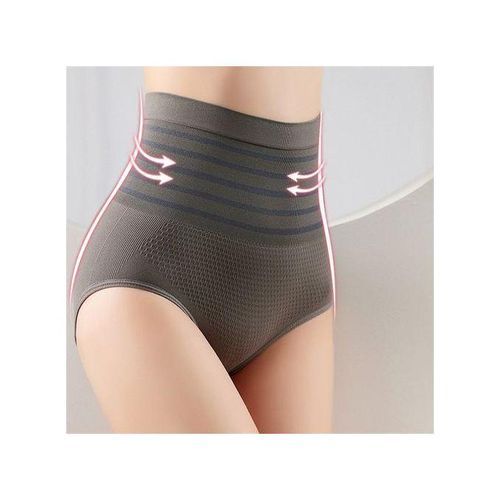 Women's High Waist Shapewear Panties-Khaki