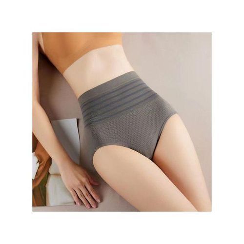 Women's High Waist Shapewear Panties-Khaki