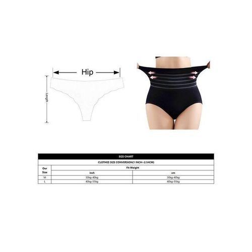 Women's High Waist Shapewear Panties-Khaki