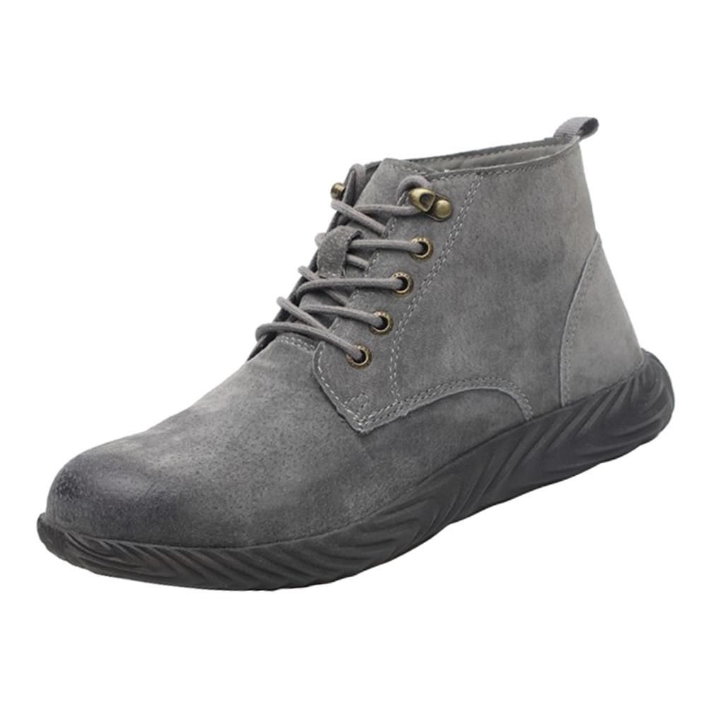 High Labor Insurance Shoes Men Stab-resistant Electric Welder 40 Gray