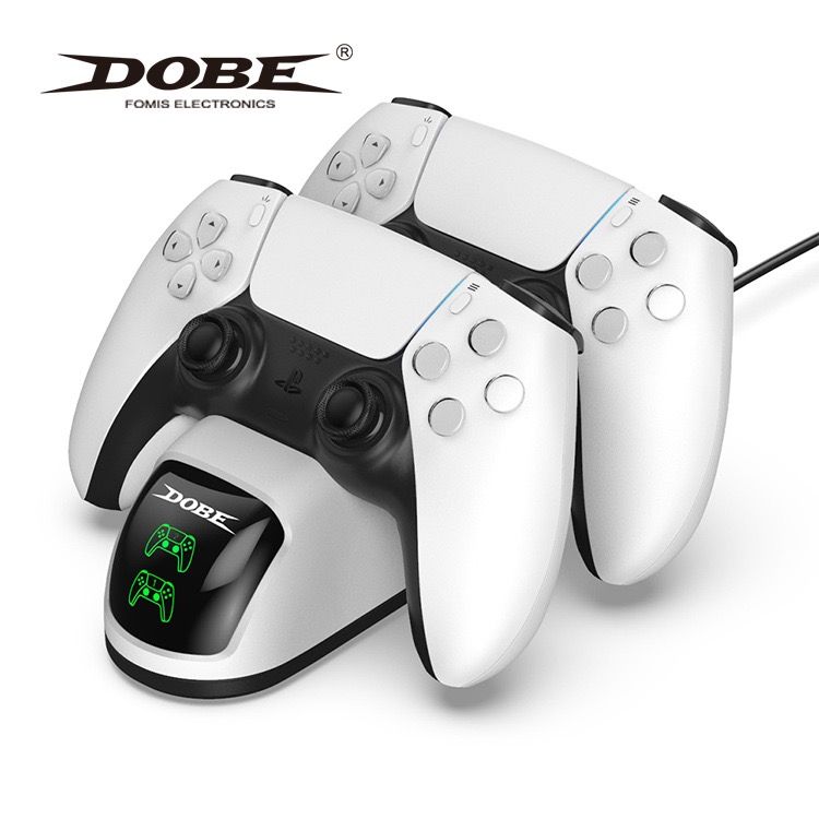 Dobe PS5 Pad Charger PS5 Controller Dual Charging Dock Station