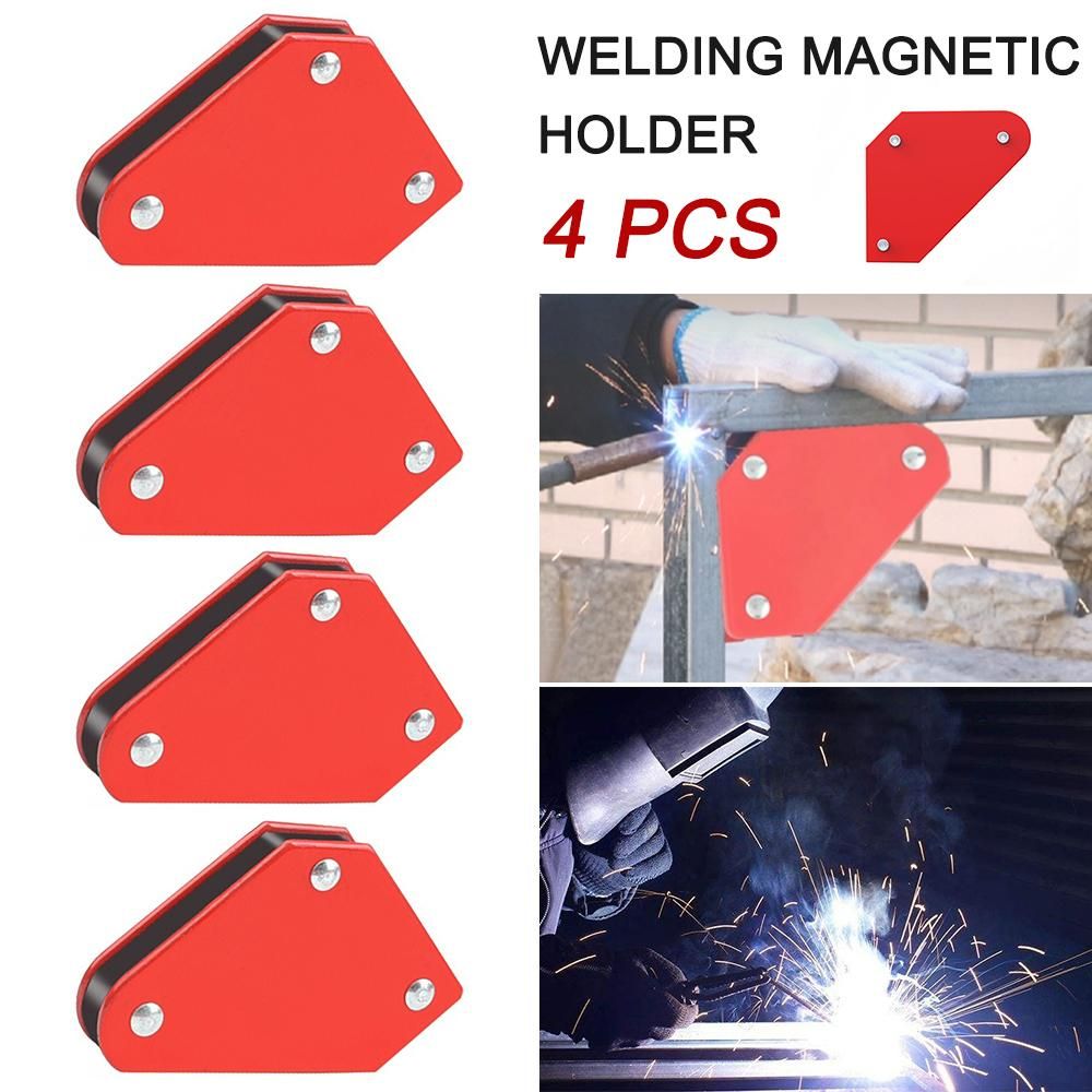 9LB Welding Magnetic Holder Soldering Locator Triangulation Positioner Fixing Tool 4pcs