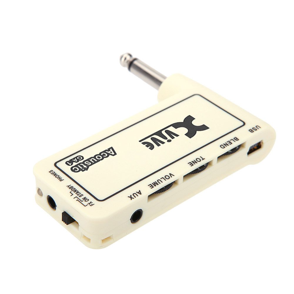 Mini Rechargeable Electric Guitar Plug Headphone Amp