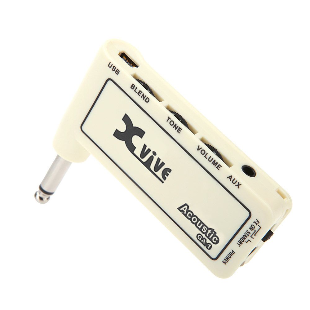 Mini Rechargeable Electric Guitar Plug Headphone Amp