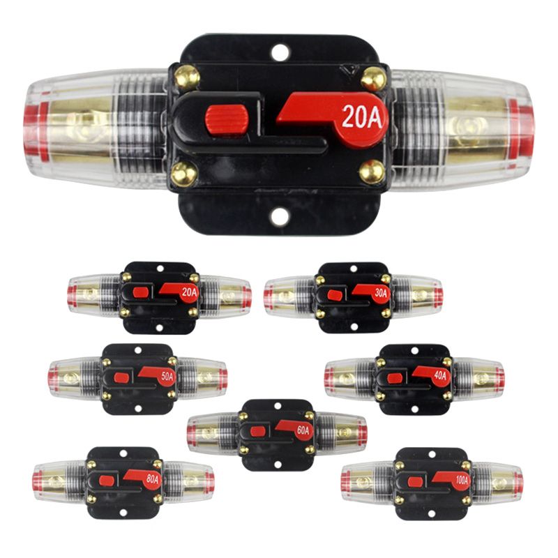 12V Car Truck Audio Resettable Fuse Circuit Breaker Audio