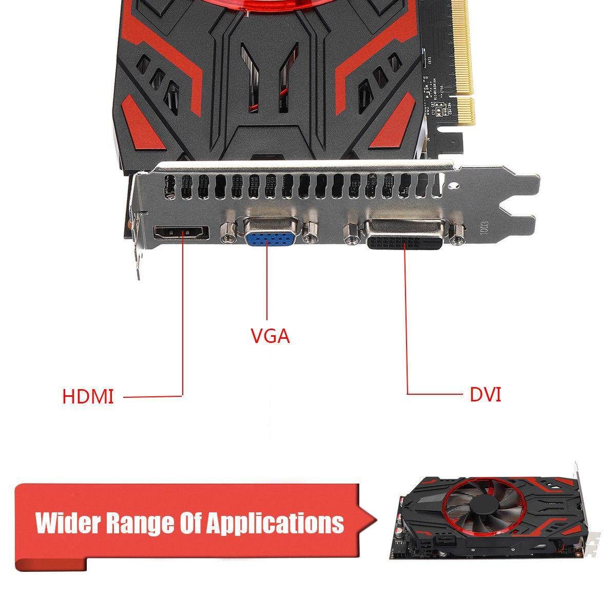 GTX 1050 2GB GDDR5 128 Bit -E VGA DVI HDMI Graphics Card For NVIDIA GeForce