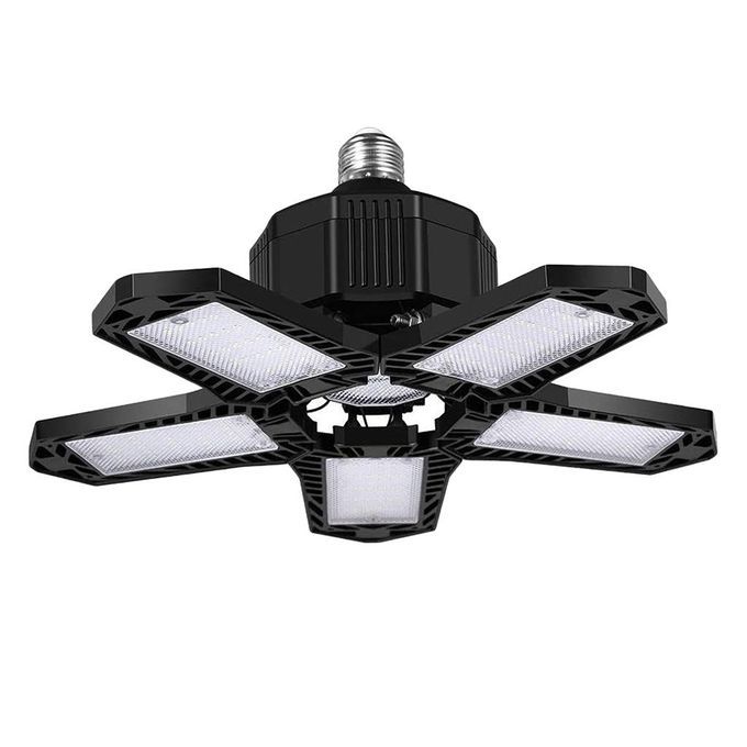 80/100/120W Deformable LED Garage Light Shop Warehouse Black 120w