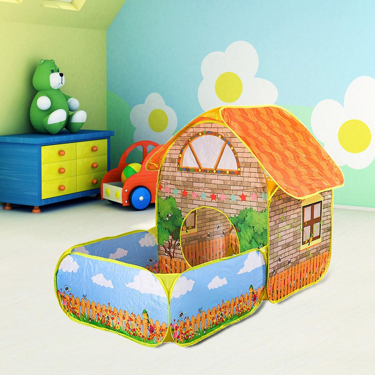 Kids Play Tent For Boys Girls Gift Foldable Garden