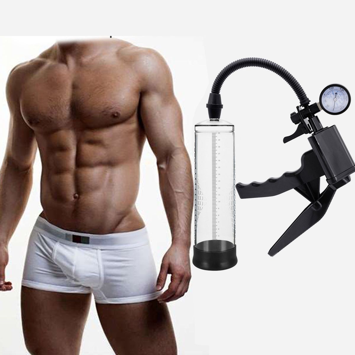 Penis Enlargement Vacuum Pump Penis Extender Enlarger Male