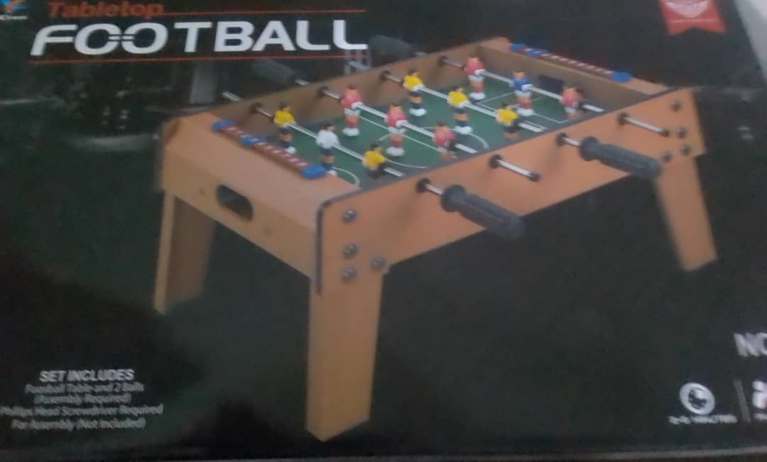 Portable Table Football Set Tabletop Foosball Desktop  Soccer Board