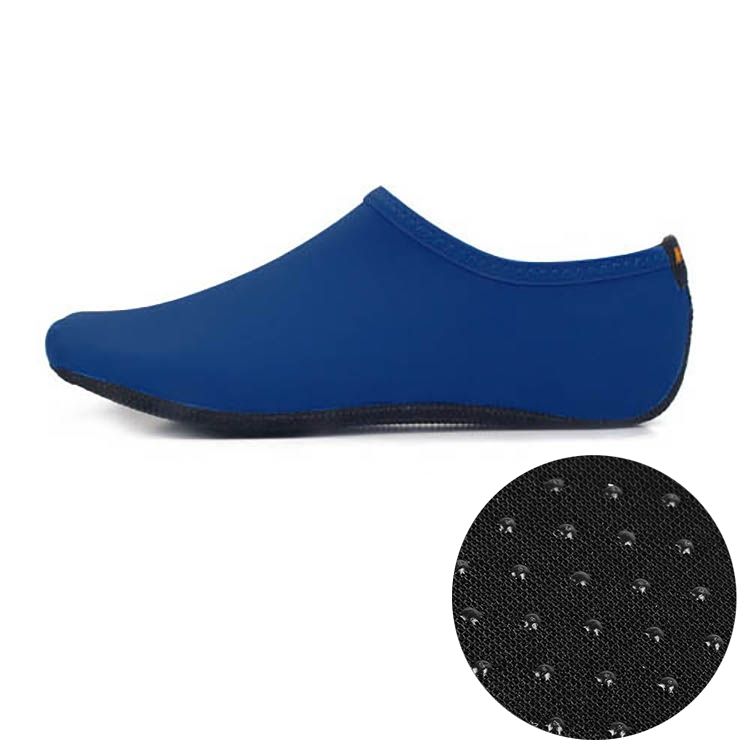 Non-slip Plastic Grain Texture Thick Cloth Sole Solid Color Diving Shoes And Socks, One Pair XXXL