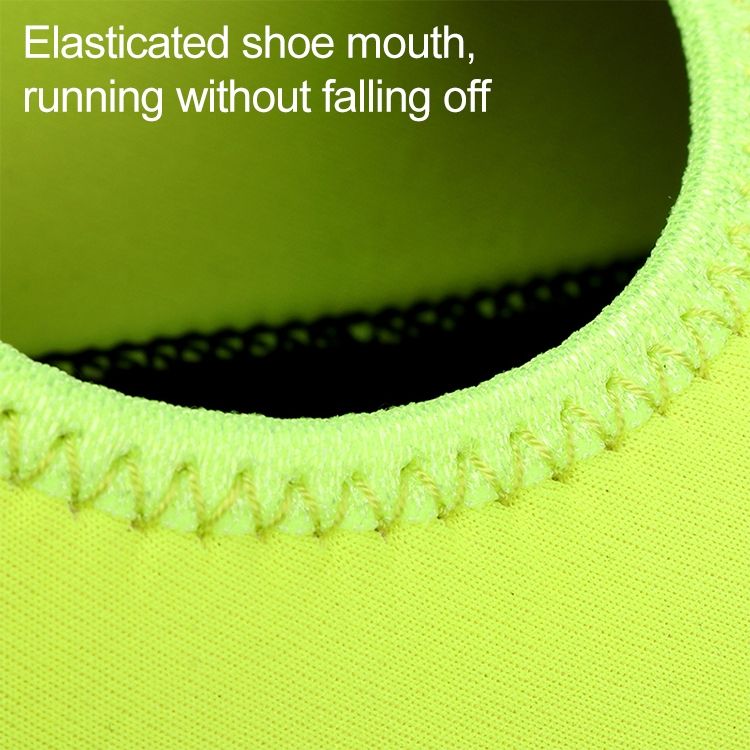 Non-slip Plastic Grain Texture Thick Cloth Sole Solid Color Diving Shoes And Socks, One Pair XXXL