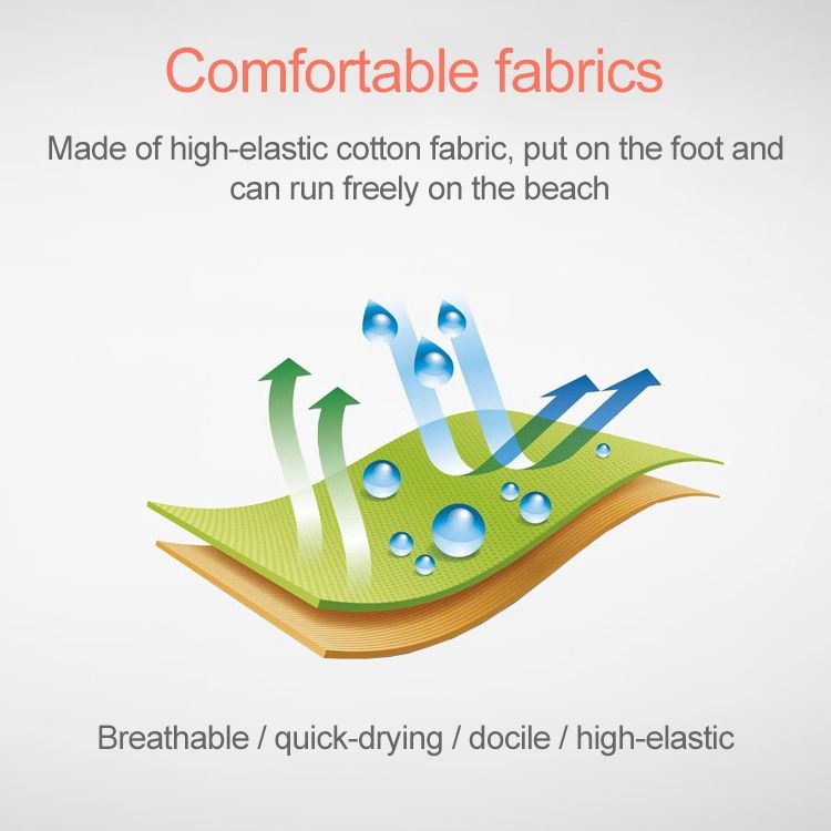 Non-slip Plastic Grain Texture Thick Cloth Sole Solid Color Diving Shoes And Socks, One Pair XXXL