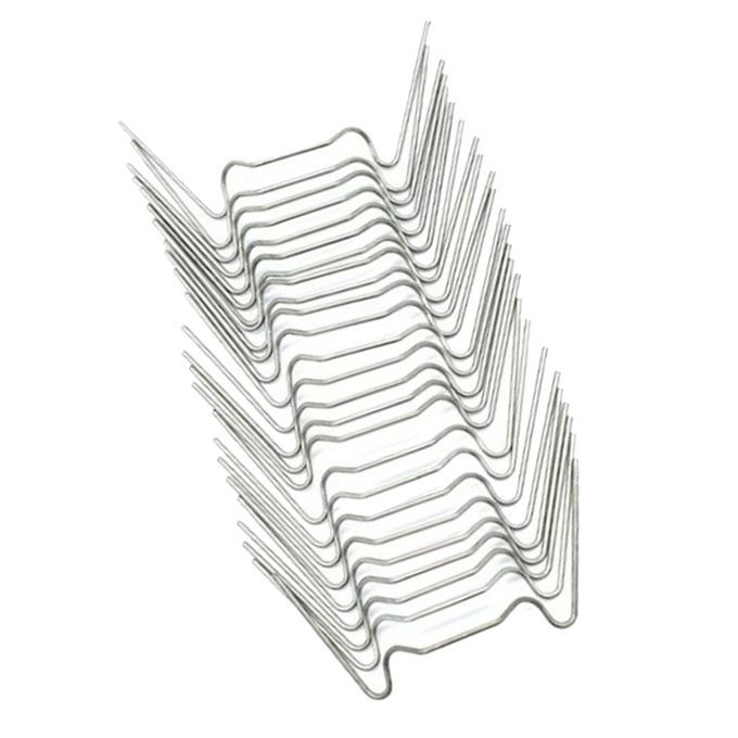 100Pcs W Wire Glazing Glass Clips Stainless Steel Replacement For